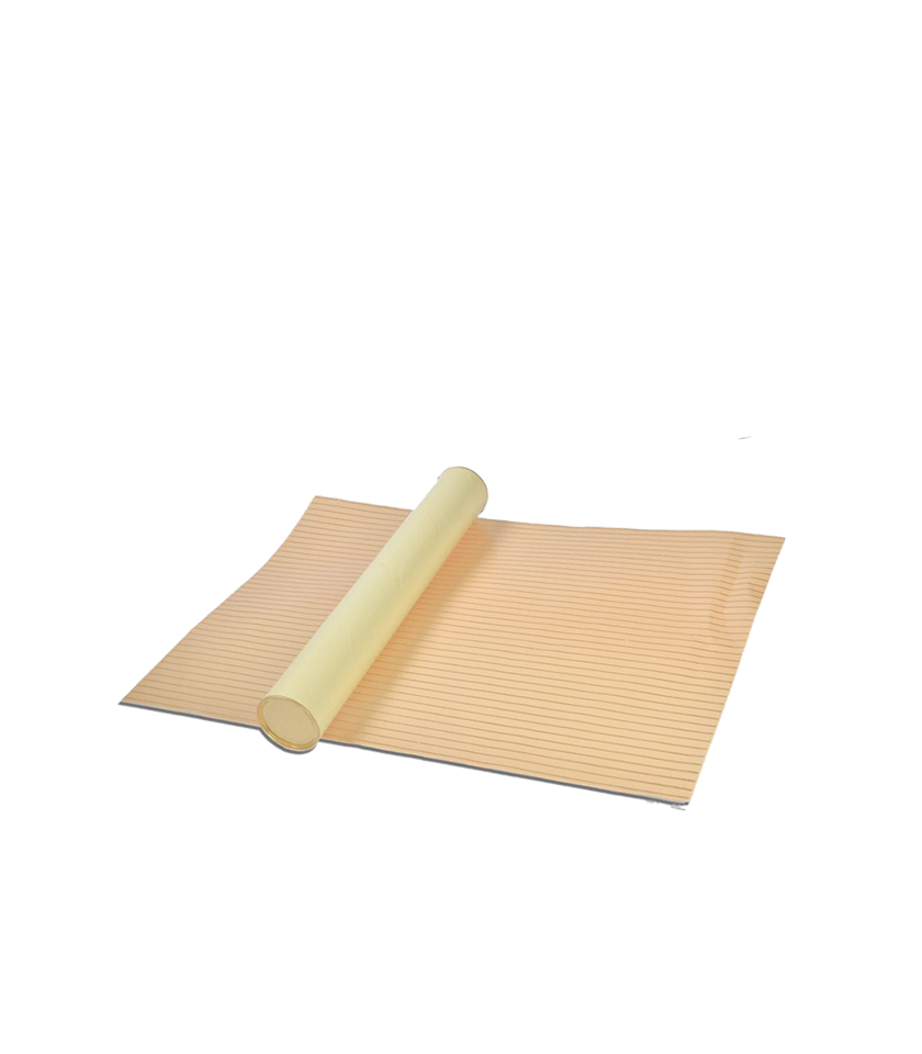 Wrapping Sheet Line Print Cream And Gold - Pack Of 10