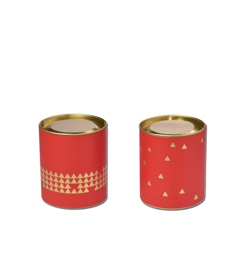 Cannister With Red Print - Pack Of 10