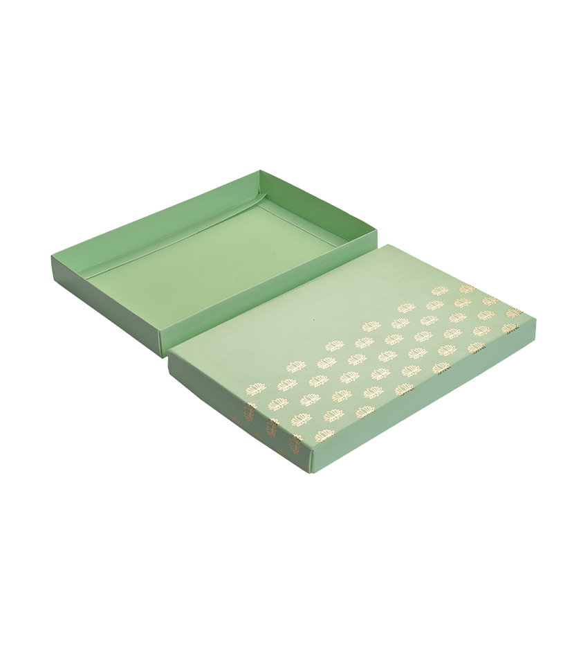 Green box with Gold Lotus Foil - Pack of 10
