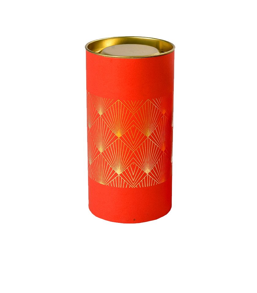 Cannister Big with Red Foil - Pack of 10