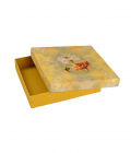 16 Cavity Two Flower Printed Rigid Box - Pack Of 5hj