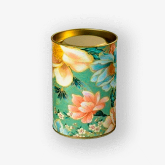 Medium Cannister with Floral Print – Pack Of 10 <br><p style="font-size:15px;">(7.5 cm D, 11 cm L)</p>