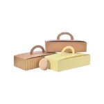 10 Macroon Assorted Handle Box <br> Pack Of 10 <br><p style="font-size:15px;">(20 X 9.5 X 5 cm)</p>