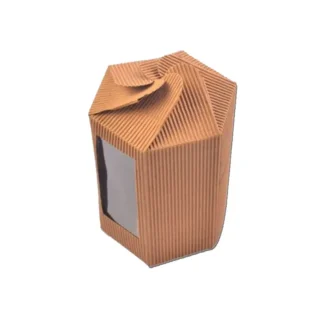 E Flute Hexaganol Box Tall <br> Pack Of 10 <br><p style="font-size:15px;">(11 cm dia  17 cm ht)</p>