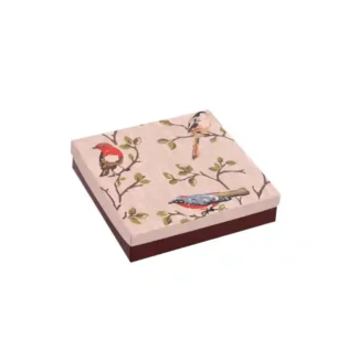 4 Brownie Box Bird Design <br> Pack Of 10 <br><p style="font-size:15px;">(17 X 17 X 4 cm)</p>