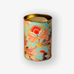 Medium Cannister with Blue Floral Print – Pack Of 10 <br><p style="font-size:15px;">(7.5 cm D, 11 cm L)</p>