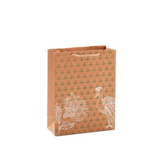 Kalamkari Bag Small <br> Pack Of 10 <br><p style="font-size:15px;">(7 inch X 3 inch X 9 inch H)</p>