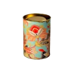 Medium Cannister with Blue Floral Print <br> Pack Of 10 <p style="font-size:15px;">(7.5 cm D, 11 cm L)</p>