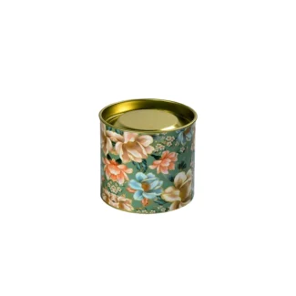 Small Cannister with Floral Print <br>Pack Of 10 <p style="font-size:15px;">(7.5 cm D, 7 cm H)</p>