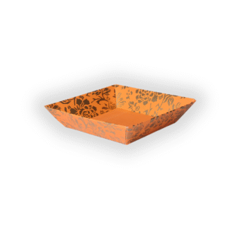 9 Cavity Tray Orange – Pack OF 5 <br><p style="font-size:15px;">(Base 5.5 inch X 5.5 inch X 2 inch H)</p>