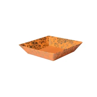 9 Cavity Tray Orange <br> Pack OF 5 <br><p style="font-size:15px;">(Base 5.5 inch X 5.5 inch X 2 inch H)</p>