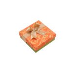 250 Gms Orange Embossed Box<br>Pack of 5 <br><p style="font-size:15px;">(12.5cm L, 12.5cm W, 3cm Ht)</p>