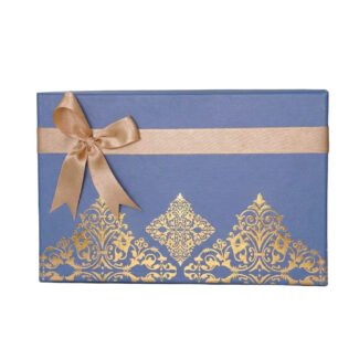 Royal Blue1Kg Mithai Box<br>Pack of 5 <br><p style="font-size:15px;">(10.25in L x 7in W x 1.5in H)</p>
