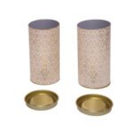 Cream Cannister<br>Pack of 10 <br><p style="font-size:15px;">(7.5cm Dia,  15cm Ht)</p>