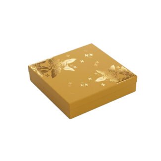 9 Cavity Yellow Mustard Foil Box<br>Pack Of 10 <br><p style="font-size:15px;">(17cm Lx 17cm Wx 4cm W)</p>